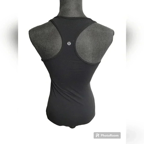LULULEMON Swift Speed Racerback Black Tank Top - Picture 2 of 3